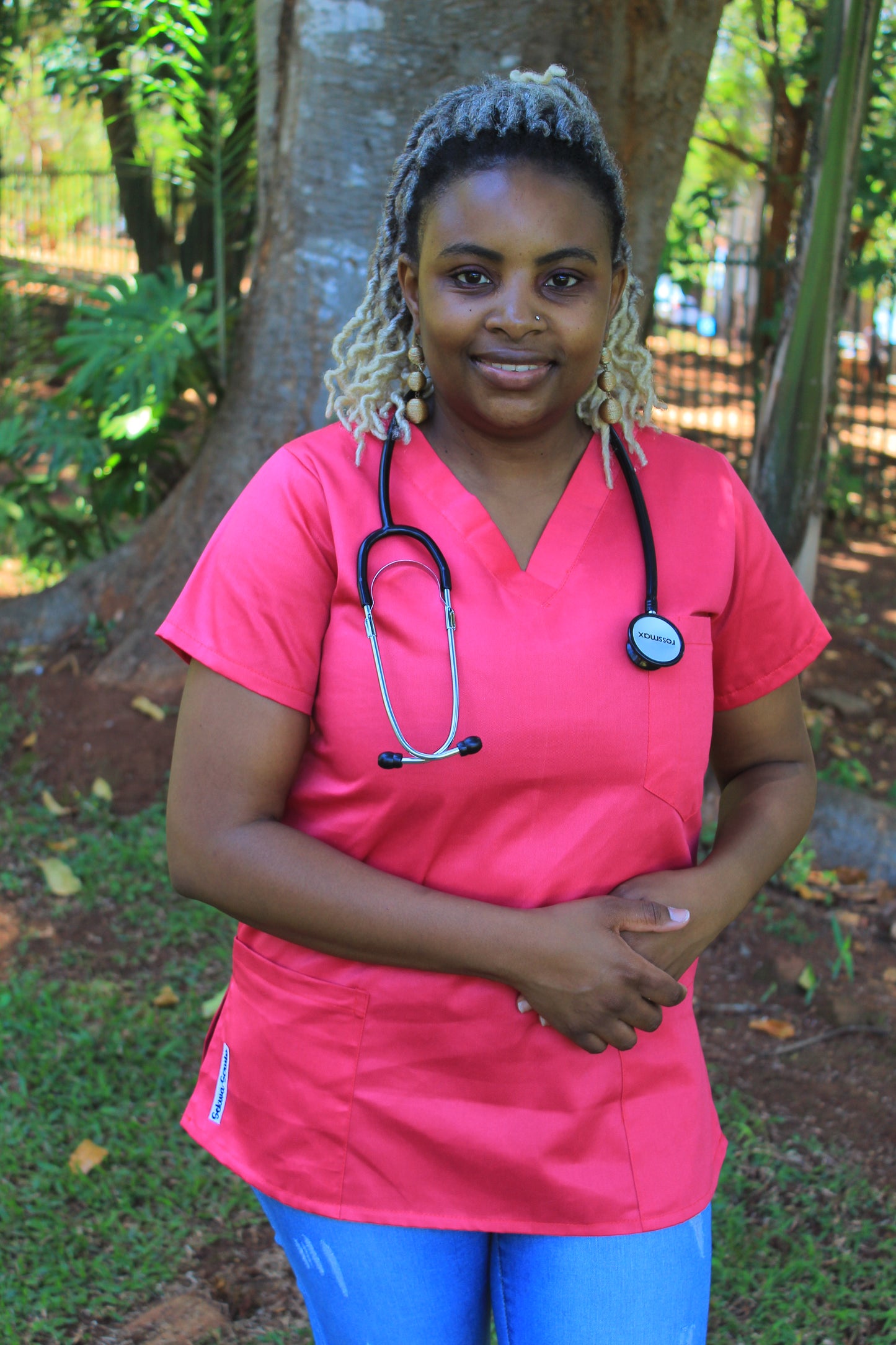 Sekwa Scrubs Top