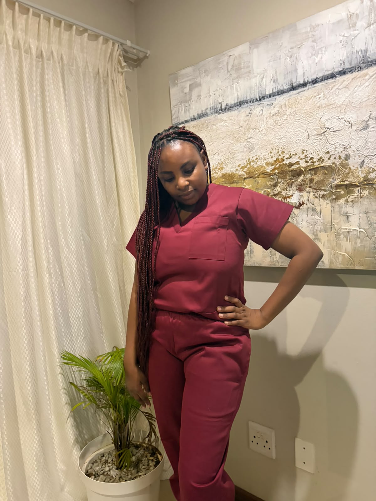 Sekwa Scrubs Top